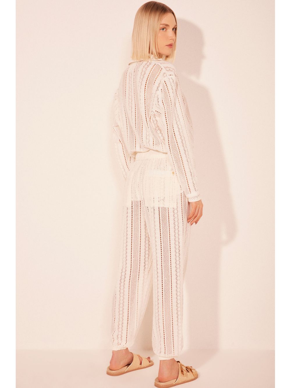 Água de Coco — Calça Baggy Relento Off White