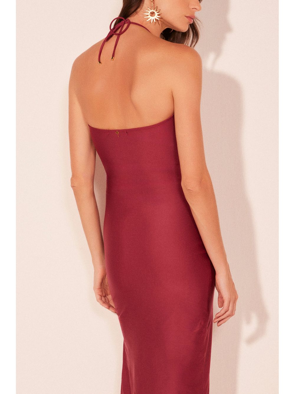 Água de Coco — Vestido Midi Jabuticaba