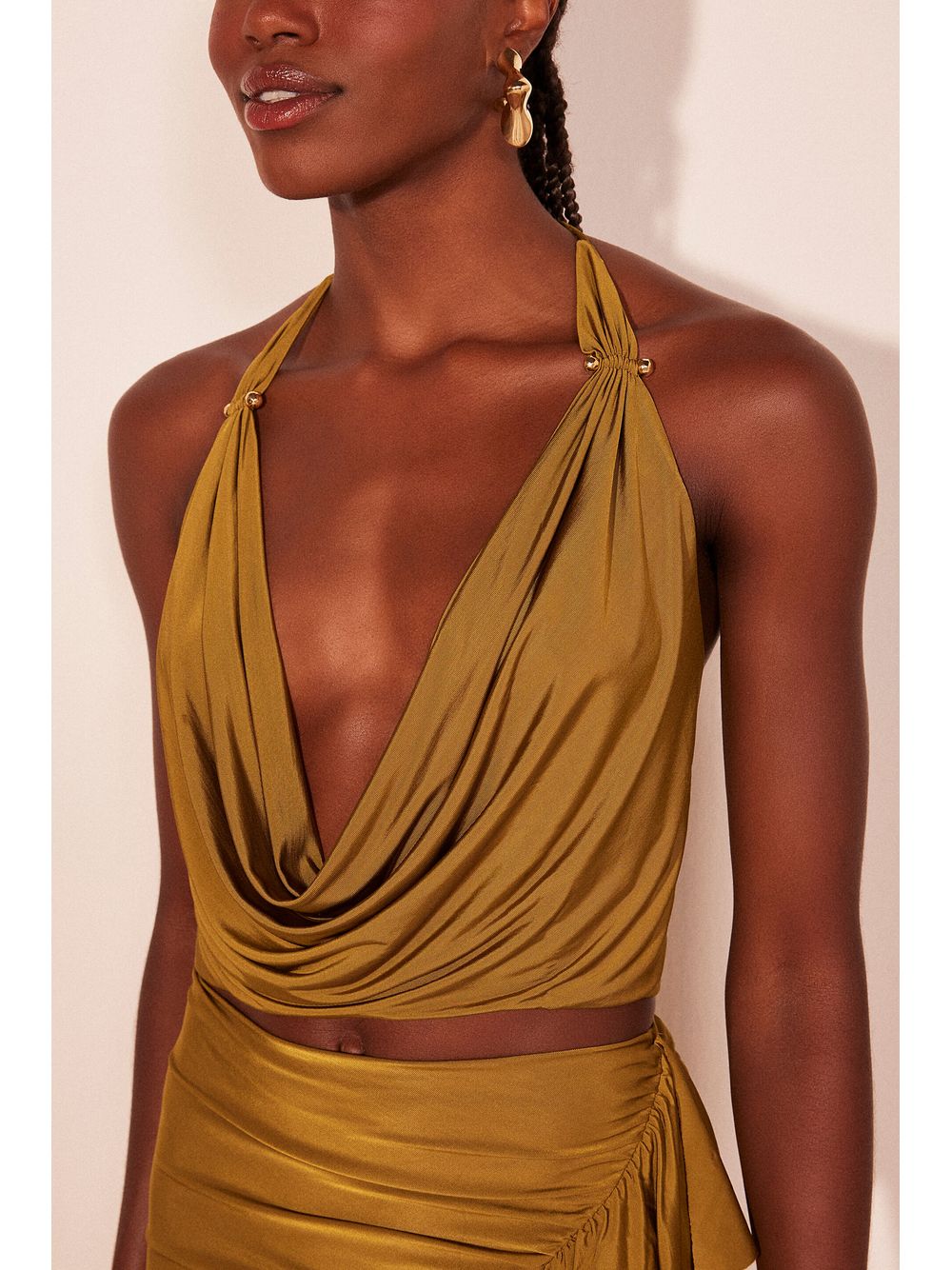 Água de Coco — Blusa Frente Única Icapuí Verde
