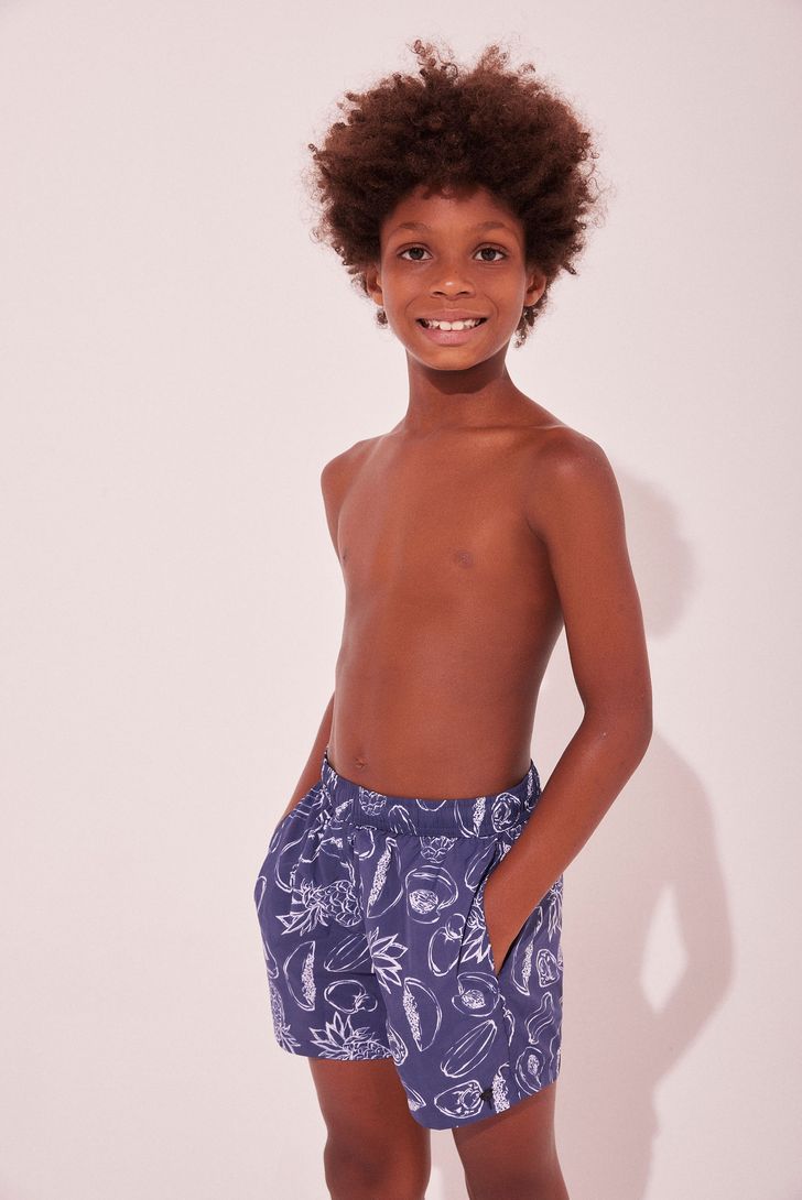 short-infantil-praia-frutas-outline-142279_1