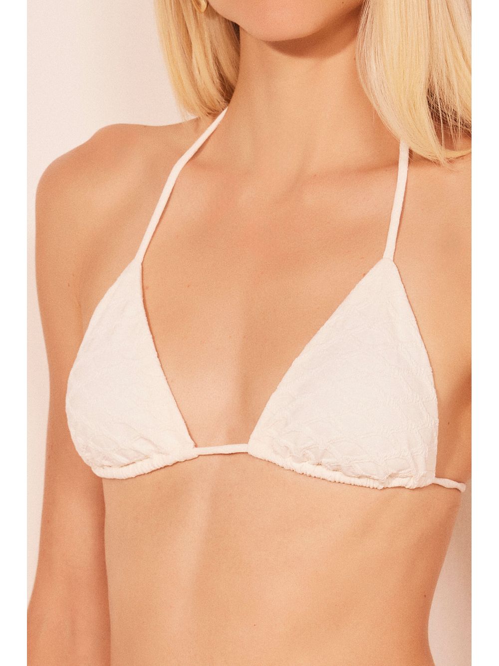 Água de Coco — Sutiã Cortininha Trama Off White