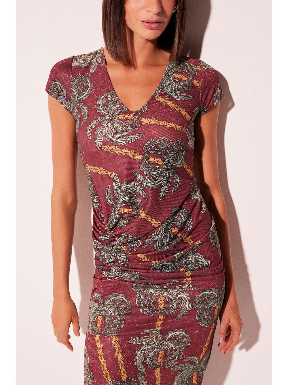 Água de Coco — Vestido Midi Fênix