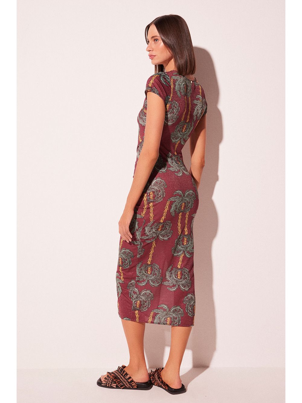 Água de Coco — Vestido Midi Fênix