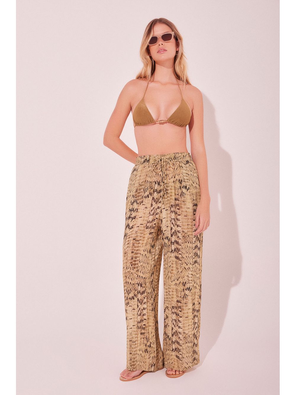 Água de Coco — Calça Reta Cobra