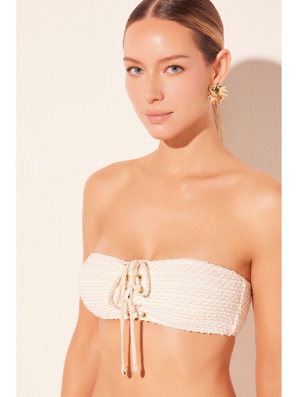 Água de Coco — Biquíni Sutiã Faixa Ondas Lurex
