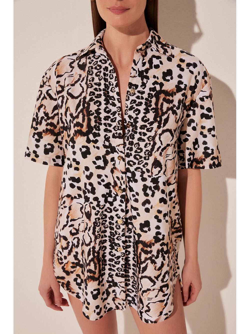 Água de Coco — Camisa Manga Curta Onça Pathwork