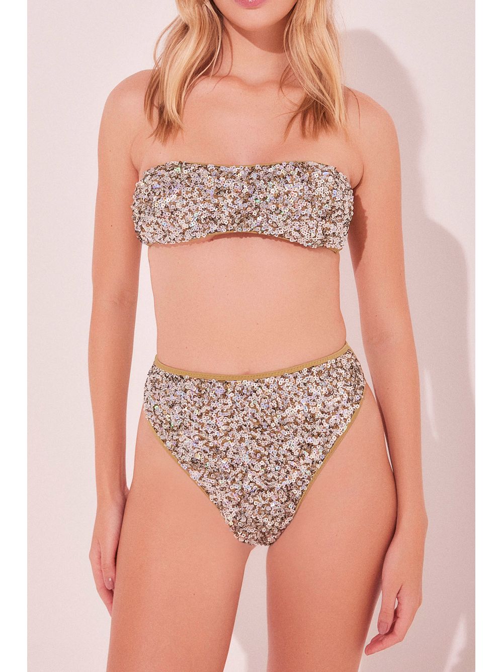 Água de Coco — Biquíni Calcinha Hot Pants Holográfico