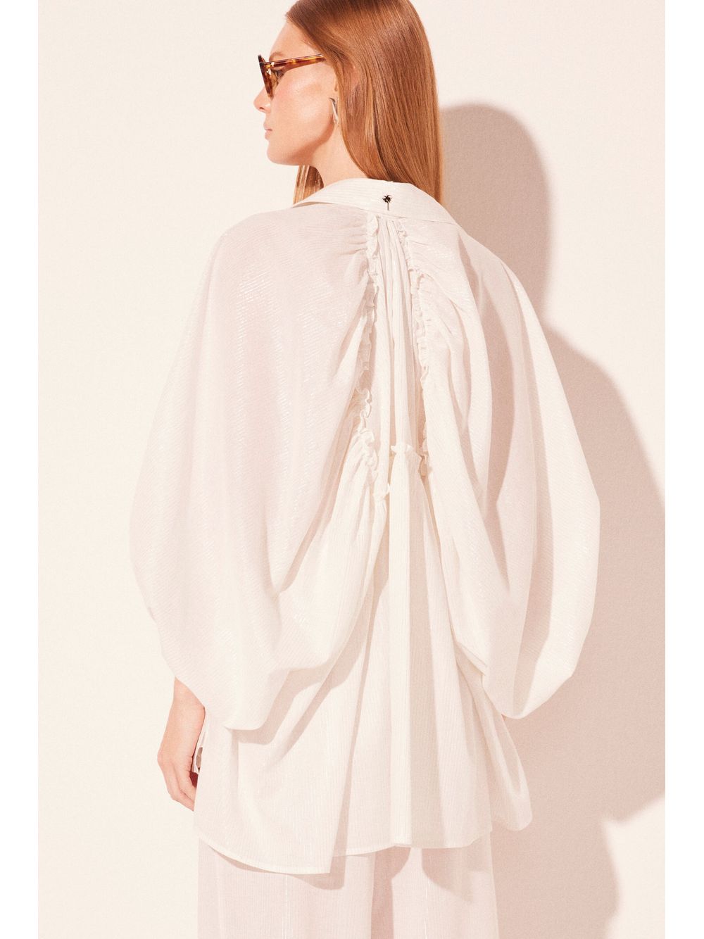 Água de Coco — Camisa Manga Longa Néctar Off White