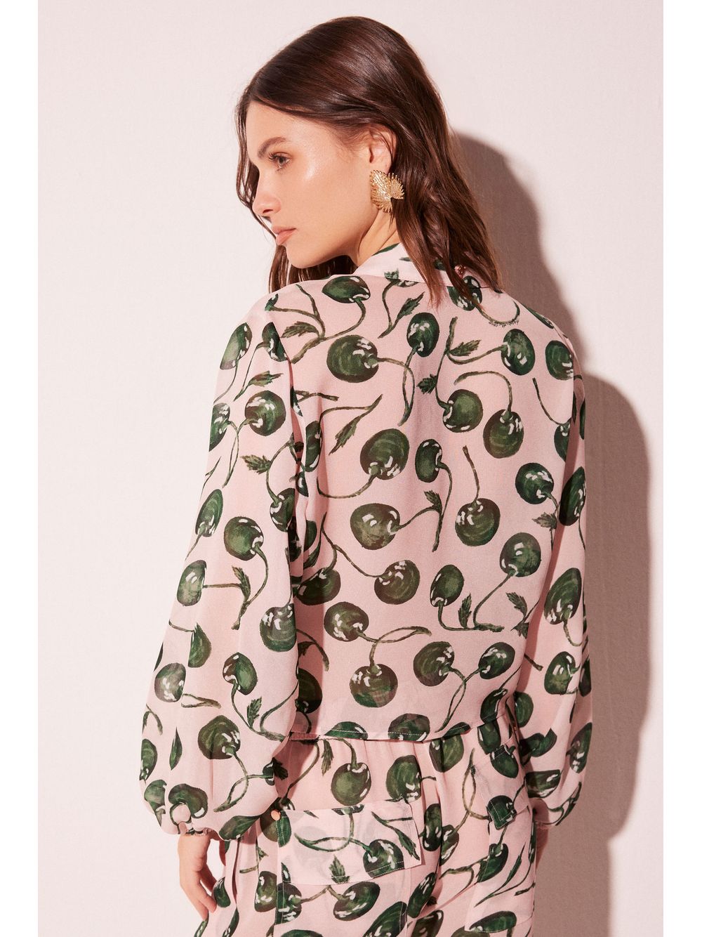 Água de Coco — Camisa Manga Longa Cereja