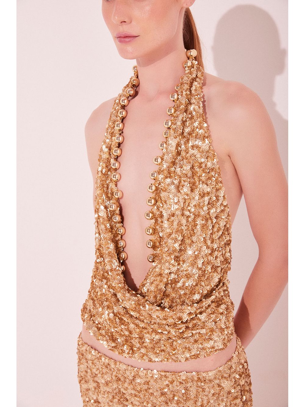 Água de Coco — Top Cropped Sol Dourado