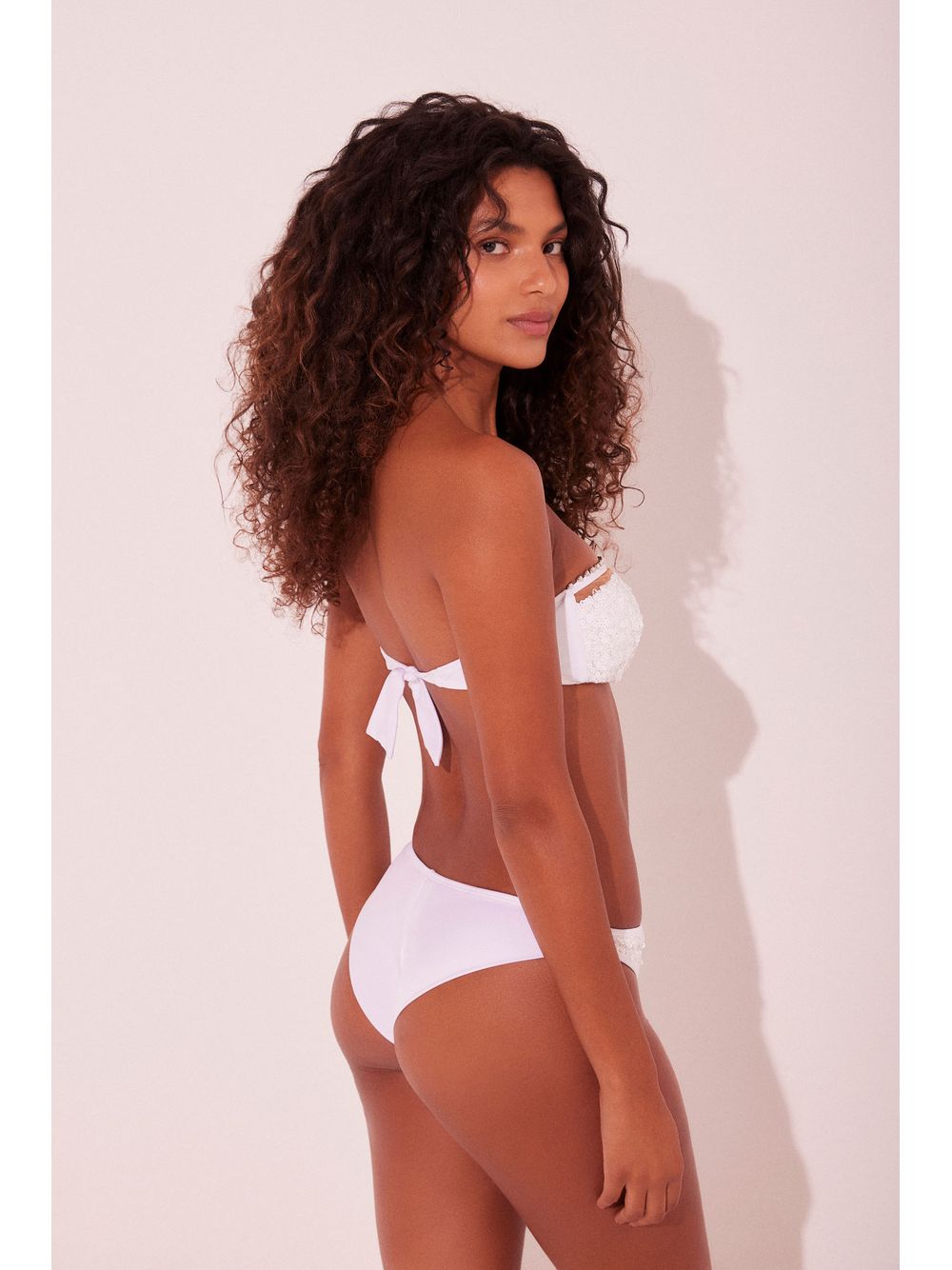 Água de Coco — Biquíni Sutiã Faixa Sol Branco