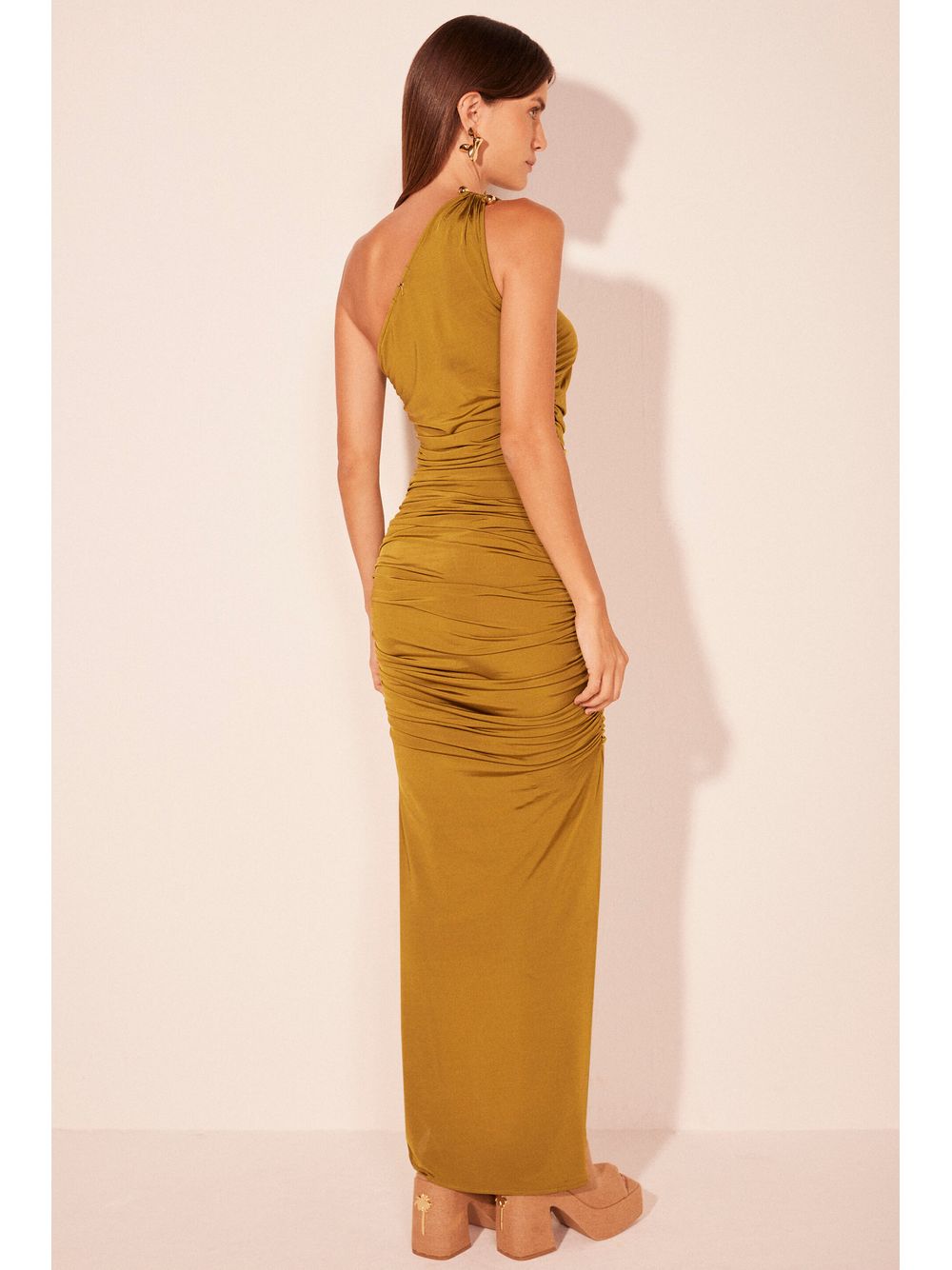 Água de Coco — Vestido Midi Icapui Verde