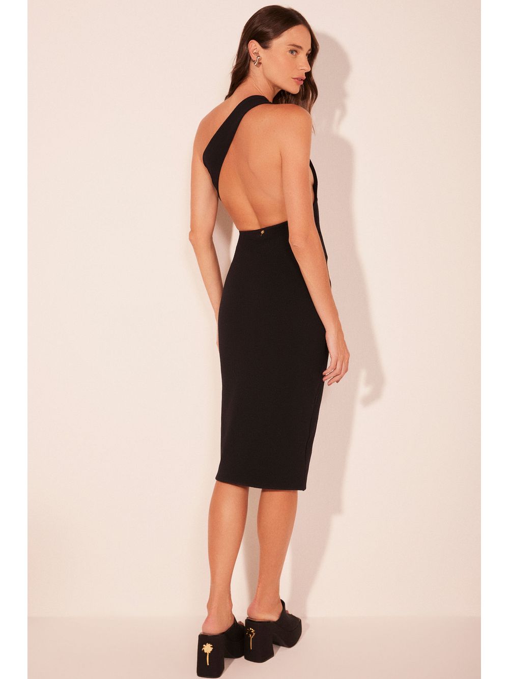 Água de Coco — Vestido Midi Oryx Bordado