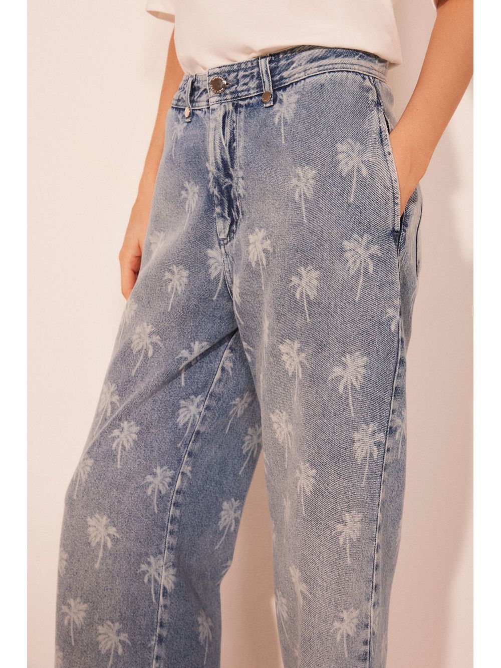Água de Coco — Calça Jeans Floresta