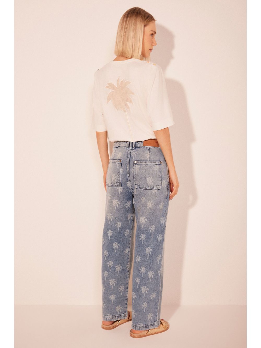 Água de Coco — Calça Jeans Floresta