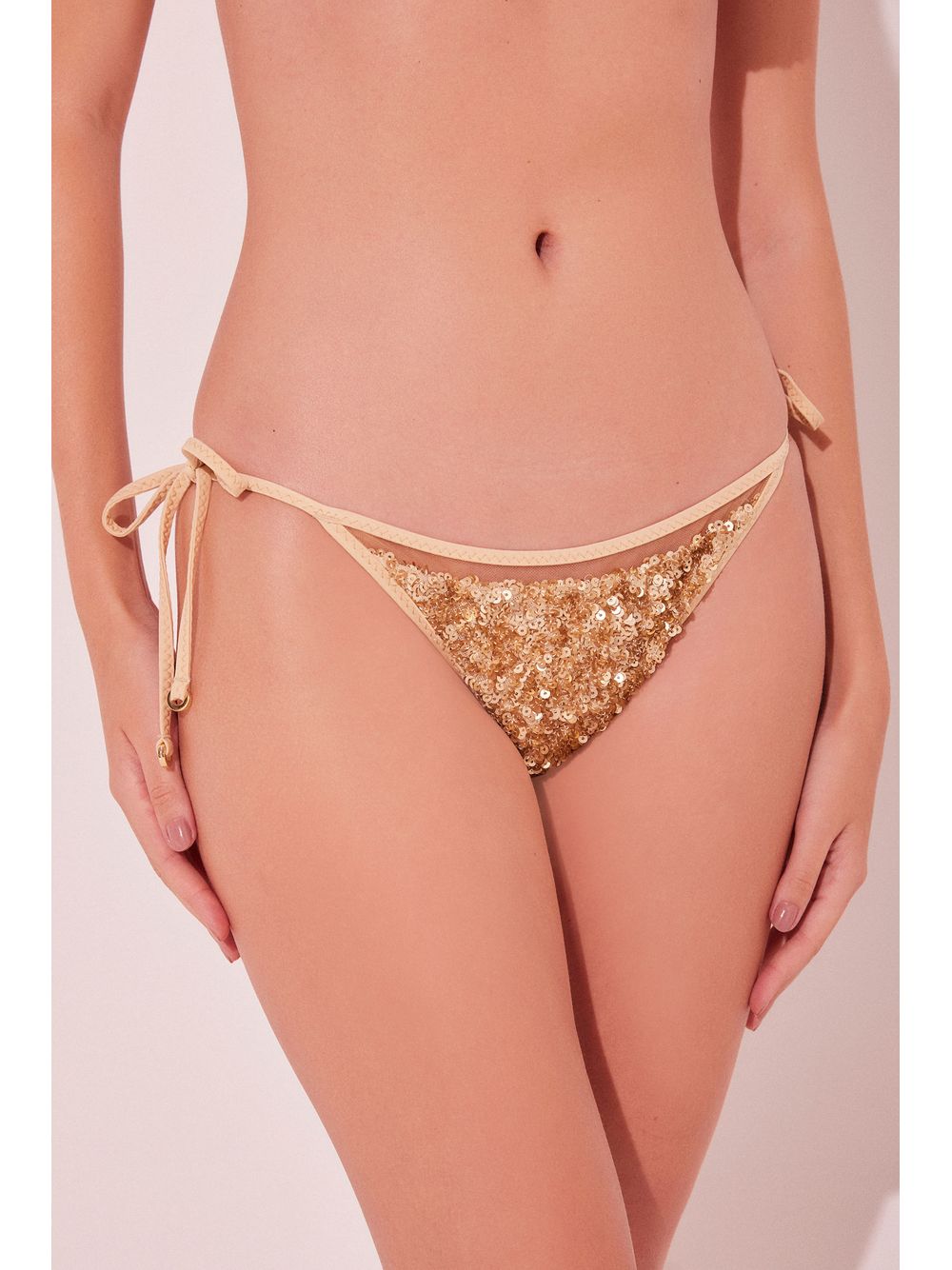 Água de Coco — Biquíni Calcinha Lacinho Sol Dourado