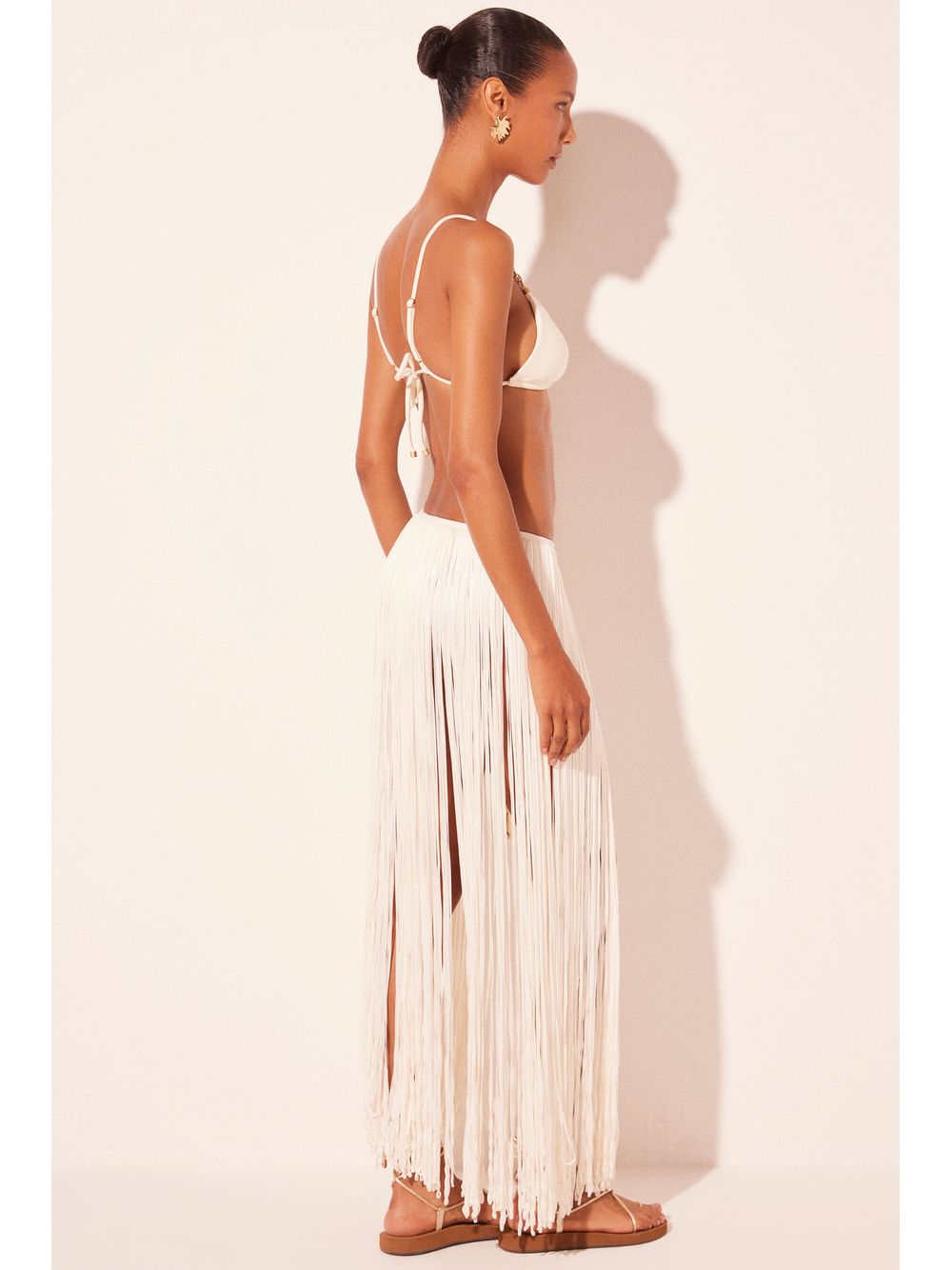Água de Coco — Saia Longa Marea Off White