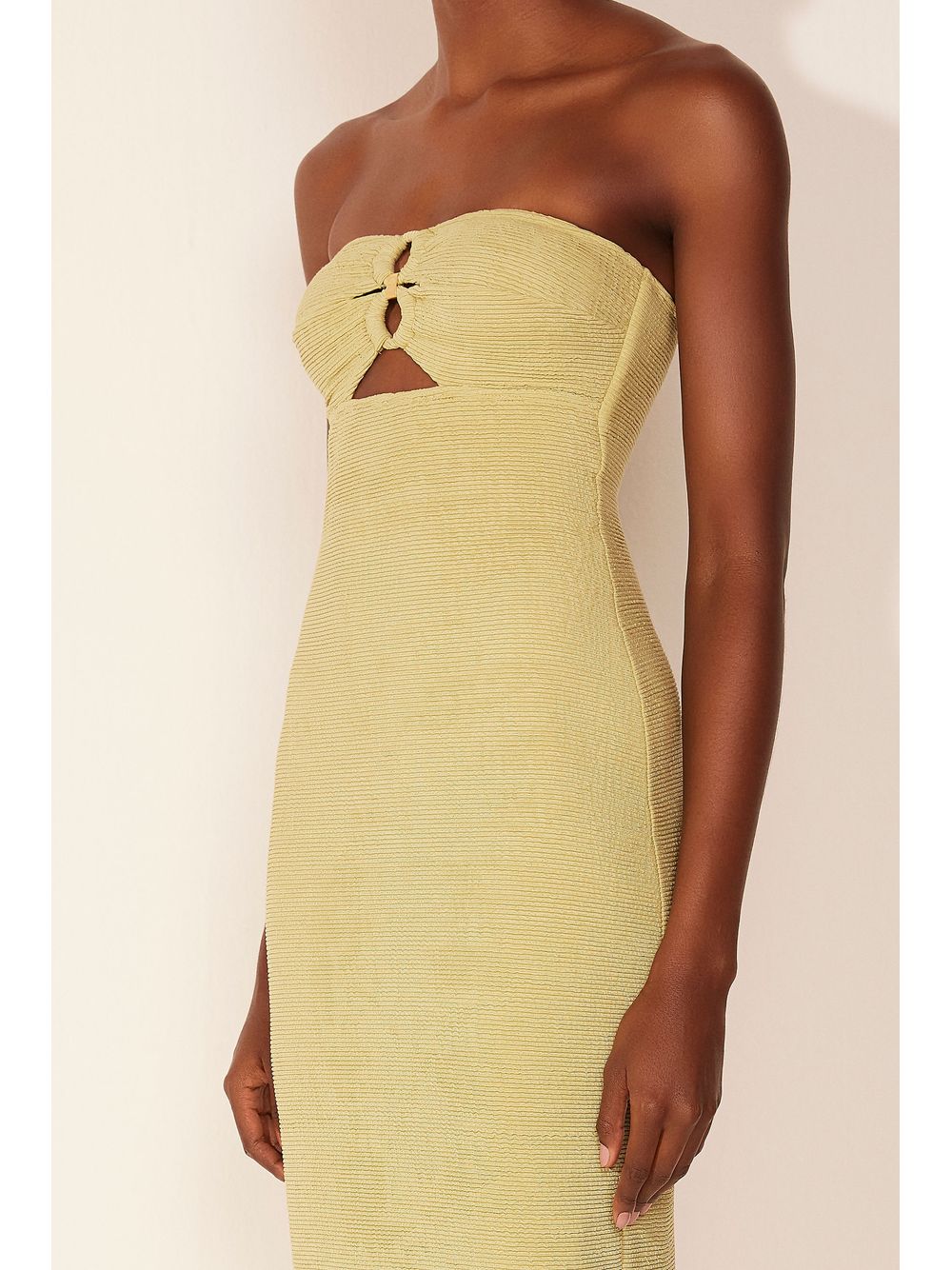 Água de Coco — Vestido Midi Abrolhos Verde