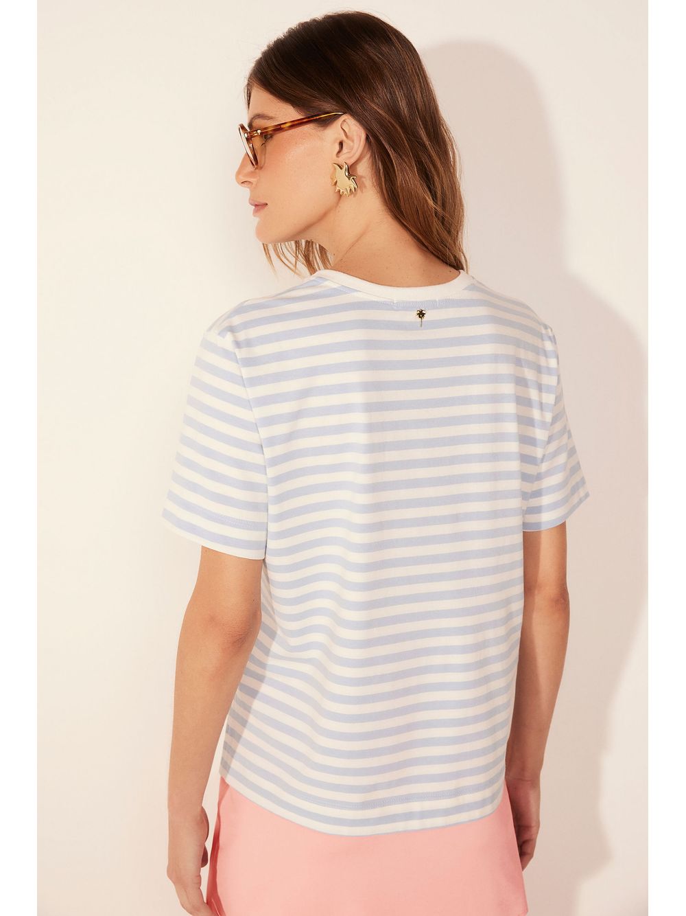 Água de Coco — Camiseta Manga Curta Riviera Azul