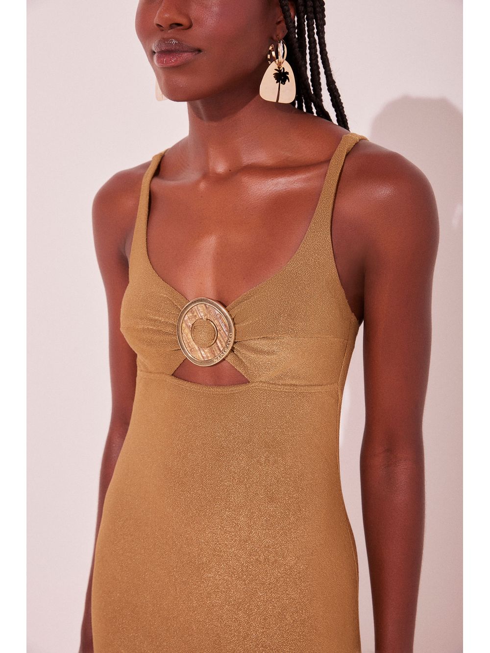 Água de Coco — Vestido Midi Mariscos
