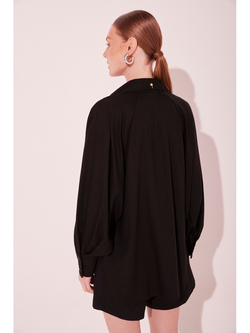 Água de Coco — Camisa Manga Longa  Preto