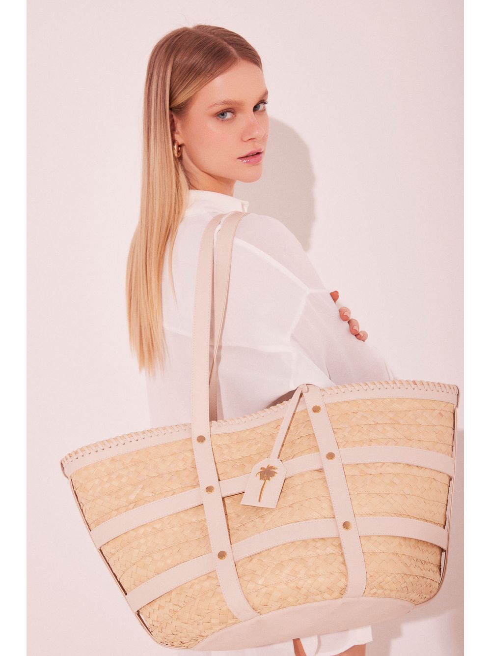 Água de Coco — Bolsa Tote Acessórios Rústicos