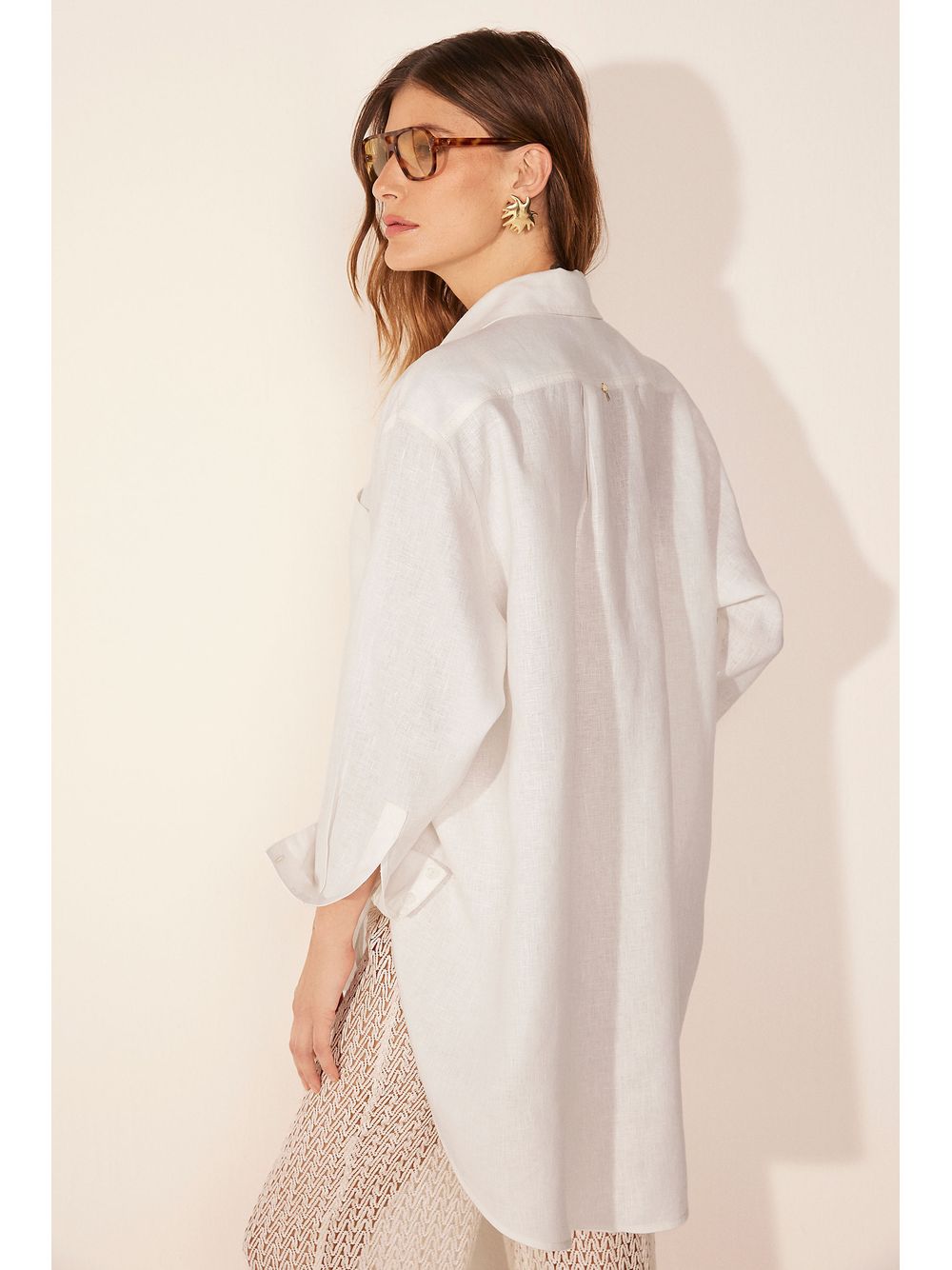 Água de Coco — Camisa Manga Longa Botânico Off White