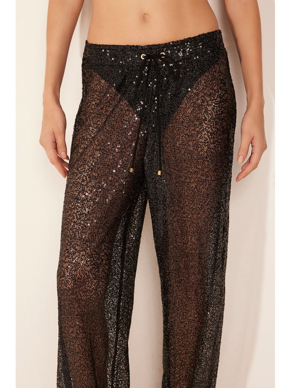 Água de Coco — Calça Pantalona Gráfite