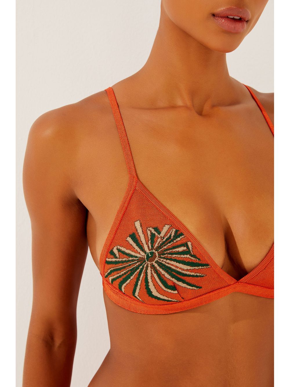 Água de Coco — Biquíni Sutiã Alça Tricot Palmeira