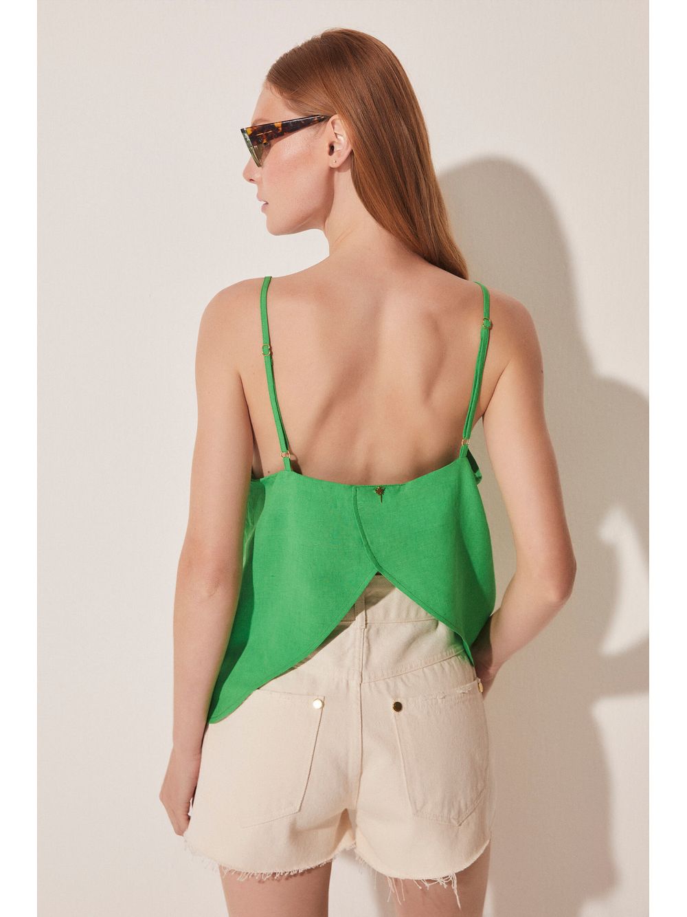 Água de Coco — Blusa Alça Alfaiataria Coqueiro