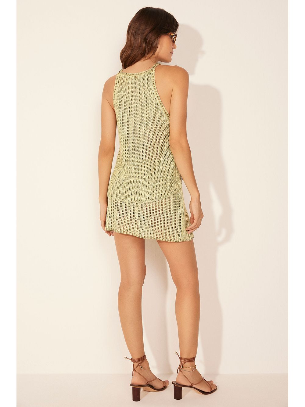 Água de Coco — Blusa Alça Rede Verde