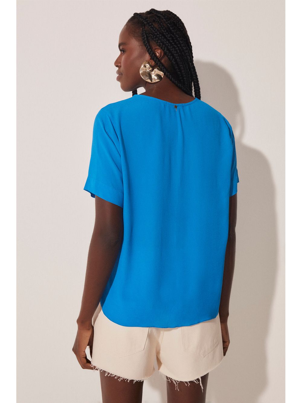 Água de Coco — Blusa Manga Curta Águas Fluídas