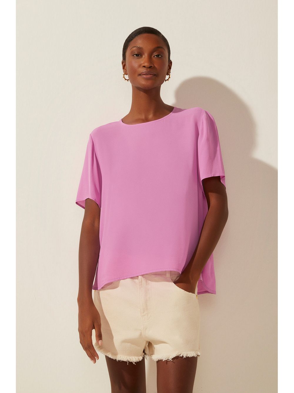 Água de Coco — Blusa Manga Curta Entardecer