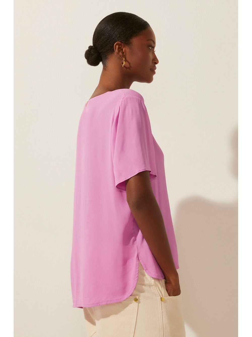 Água de Coco — Blusa Manga Curta Entardecer