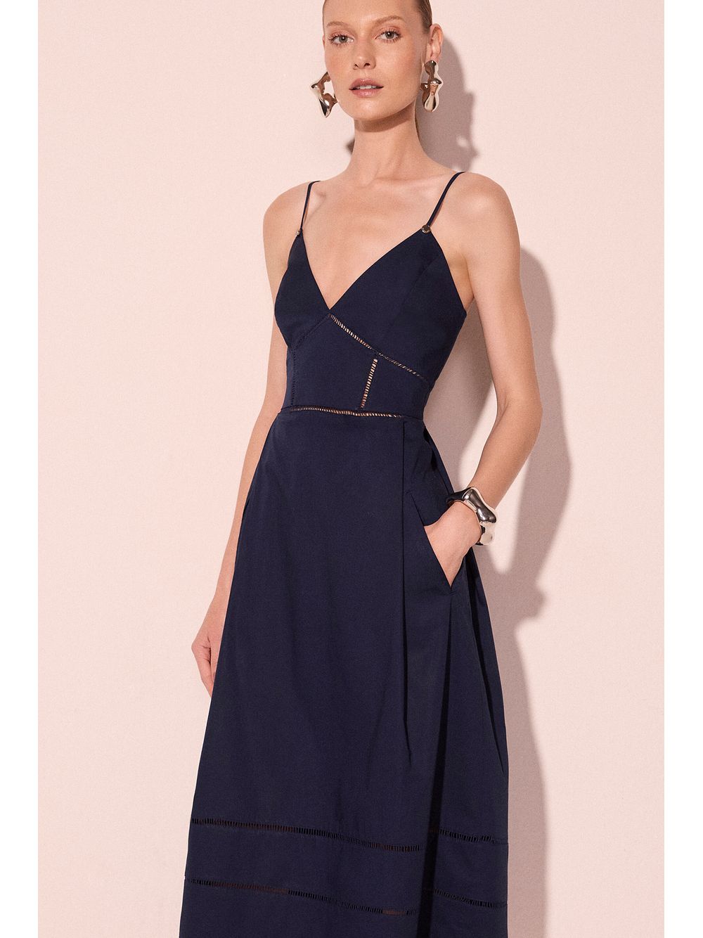 Água de Coco — Vestido Midi Milos Marinho