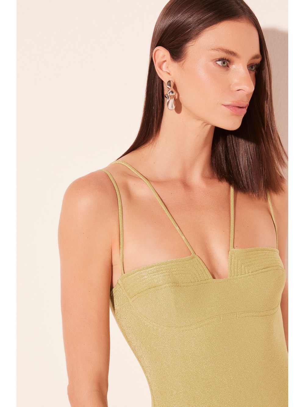 Água de Coco — Body Alça Folha Verde
