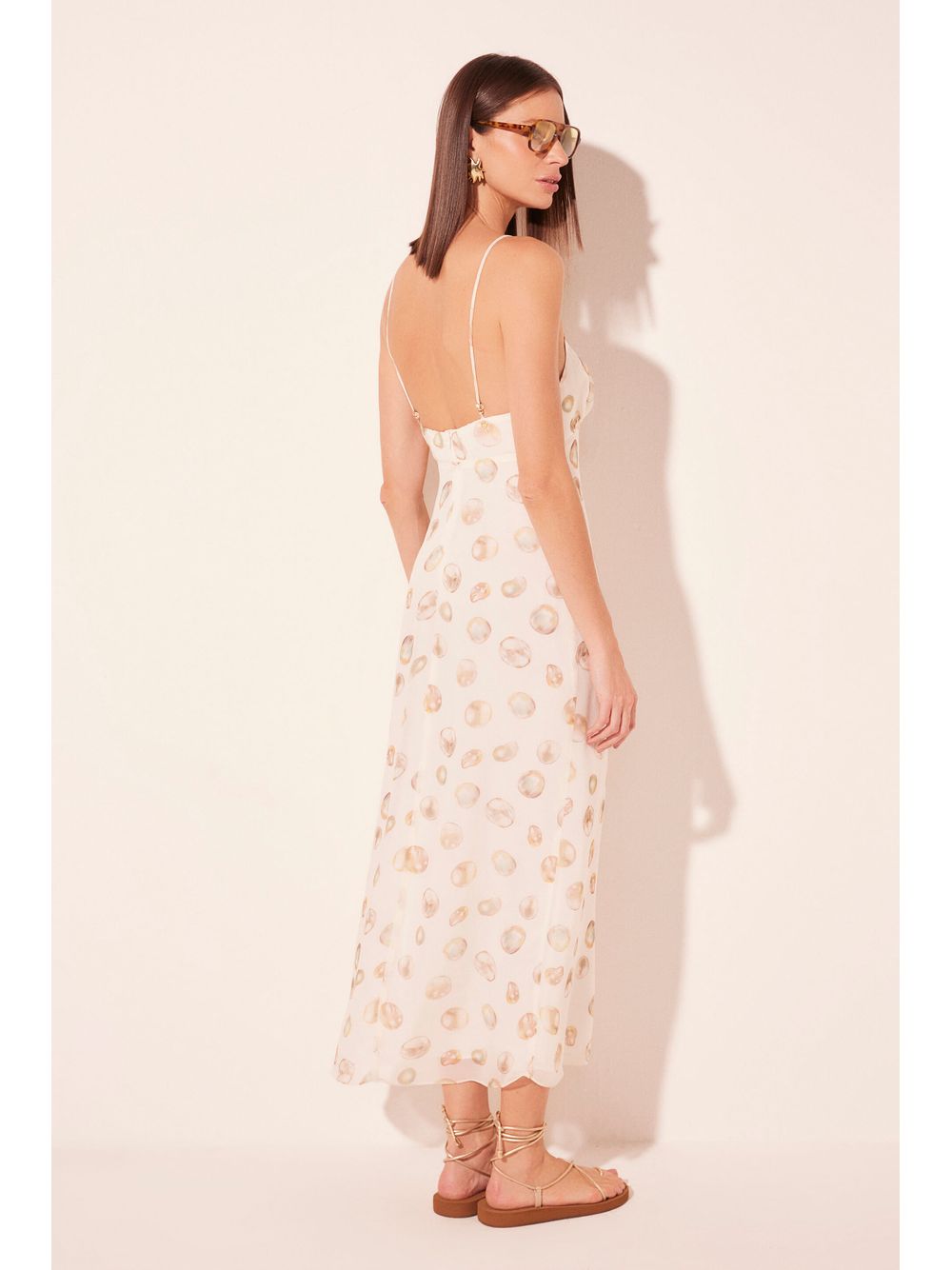 Água de Coco — Vestido Midi Pérolas