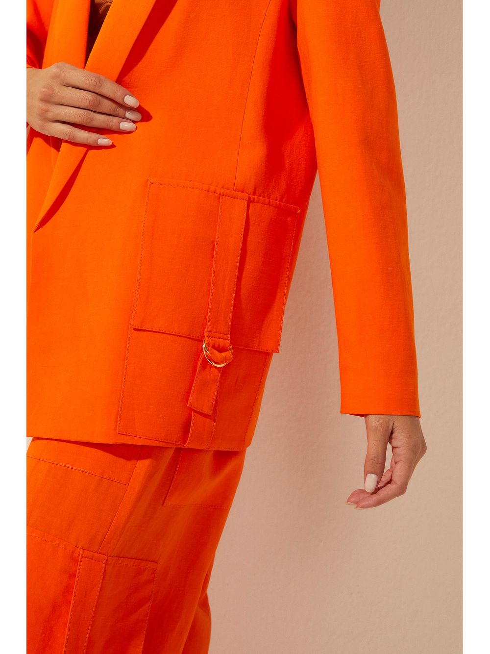 Água de Coco — Blazer Regular Cargo Alfaiataria Vida