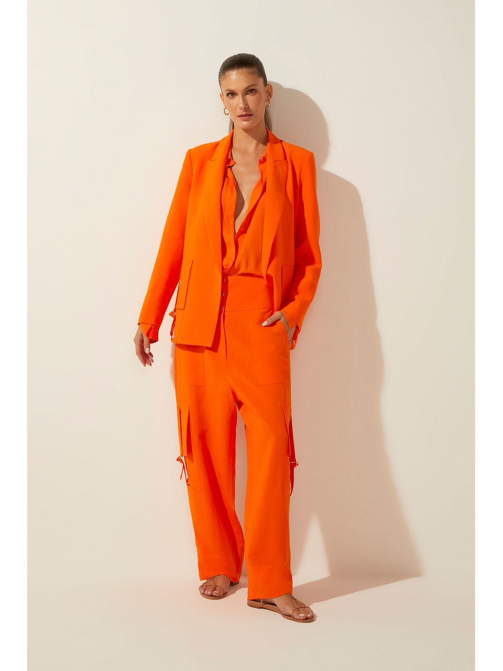 Água de Coco — Blazer Regular Cargo Alfaiataria Vida