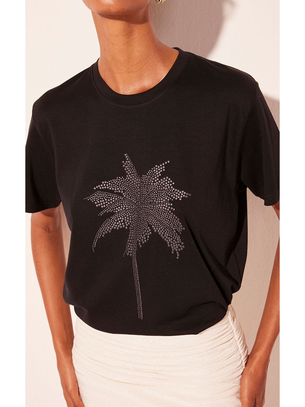 Água de Coco — Camiseta Manga Curta Cocais Preto