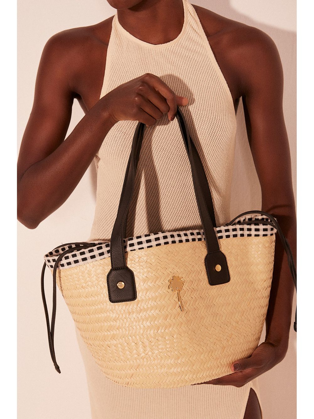Água de Coco — Bolsa Tote de Palha  Hydra
