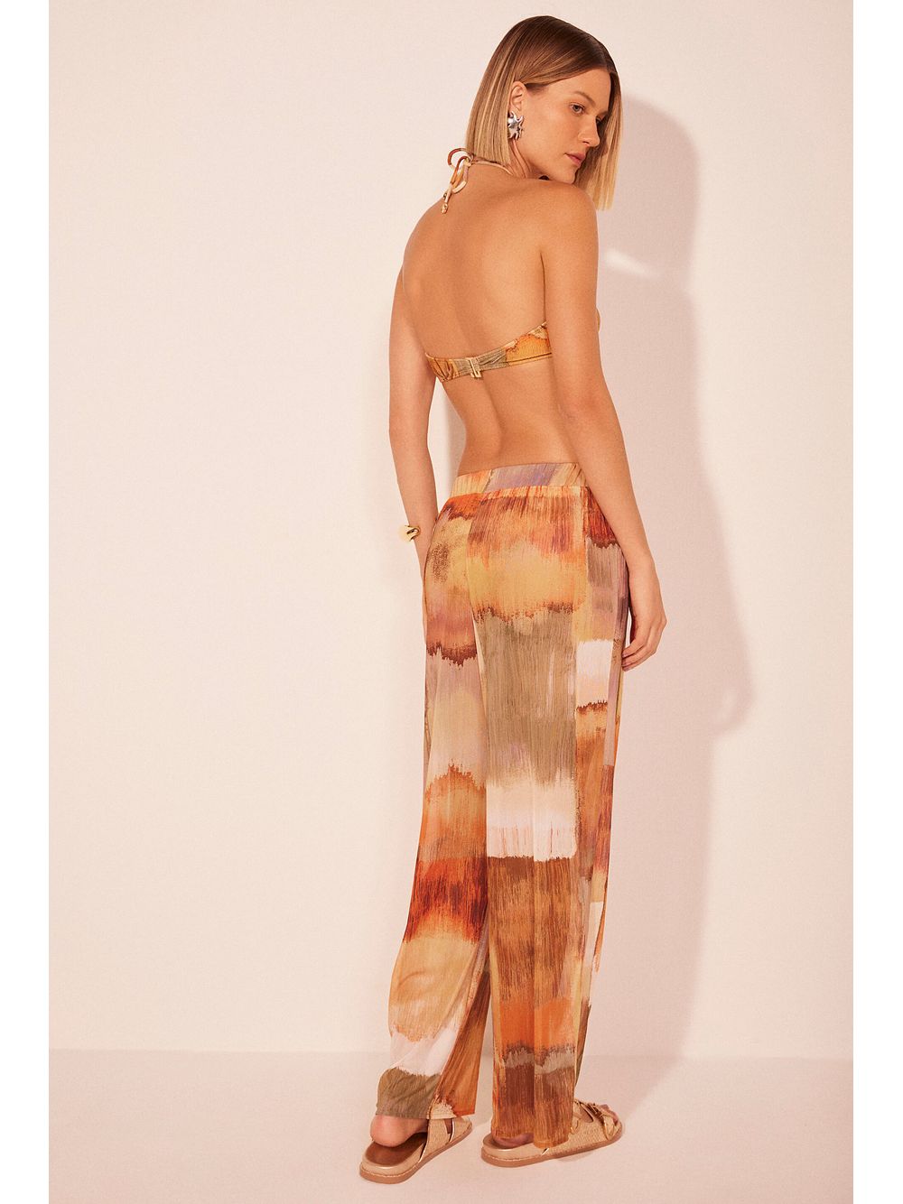 Água de Coco — Calça Pantalona Falésias