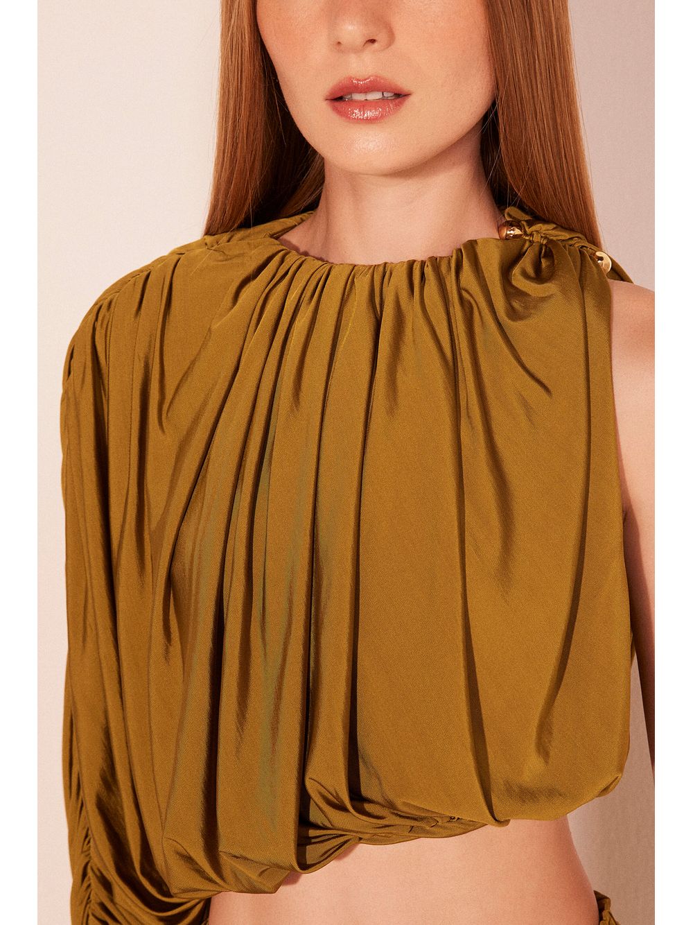 Água de Coco — Blusa Cropped Icapuí Verde
