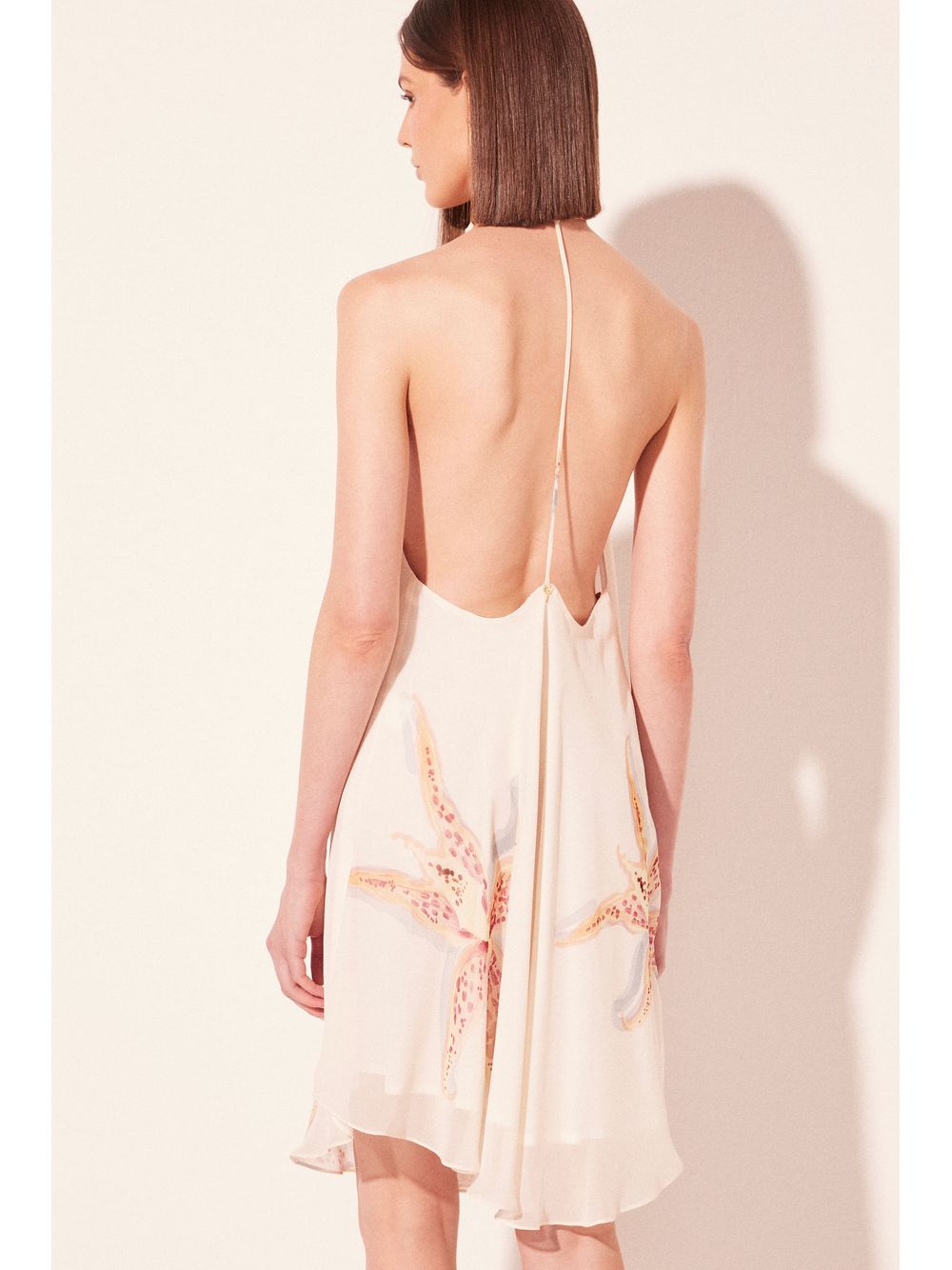 Água de Coco — Vestido Curto Orquídeas