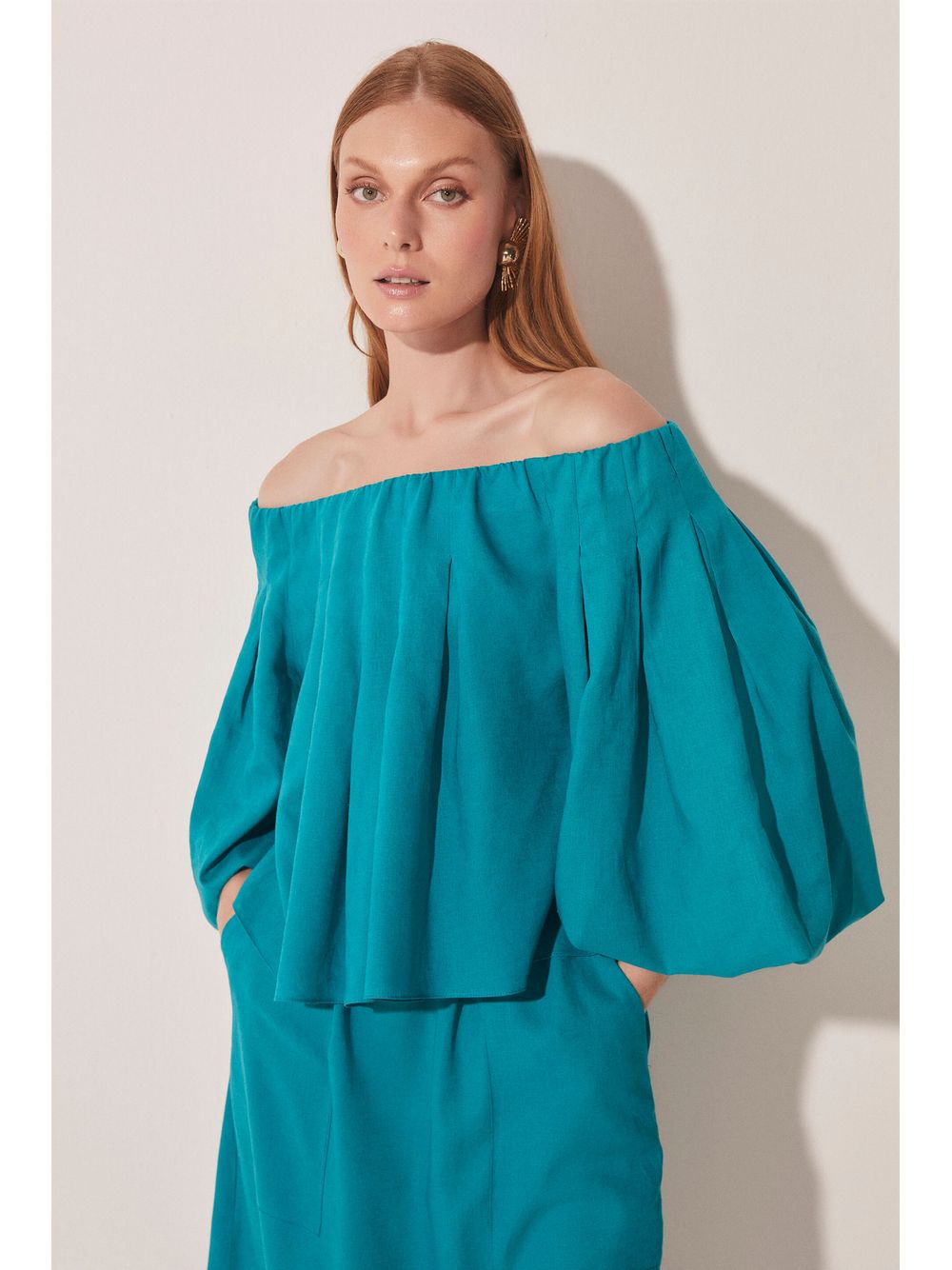 Água de Coco — Blusa Manga Longa Horizonte Leveza