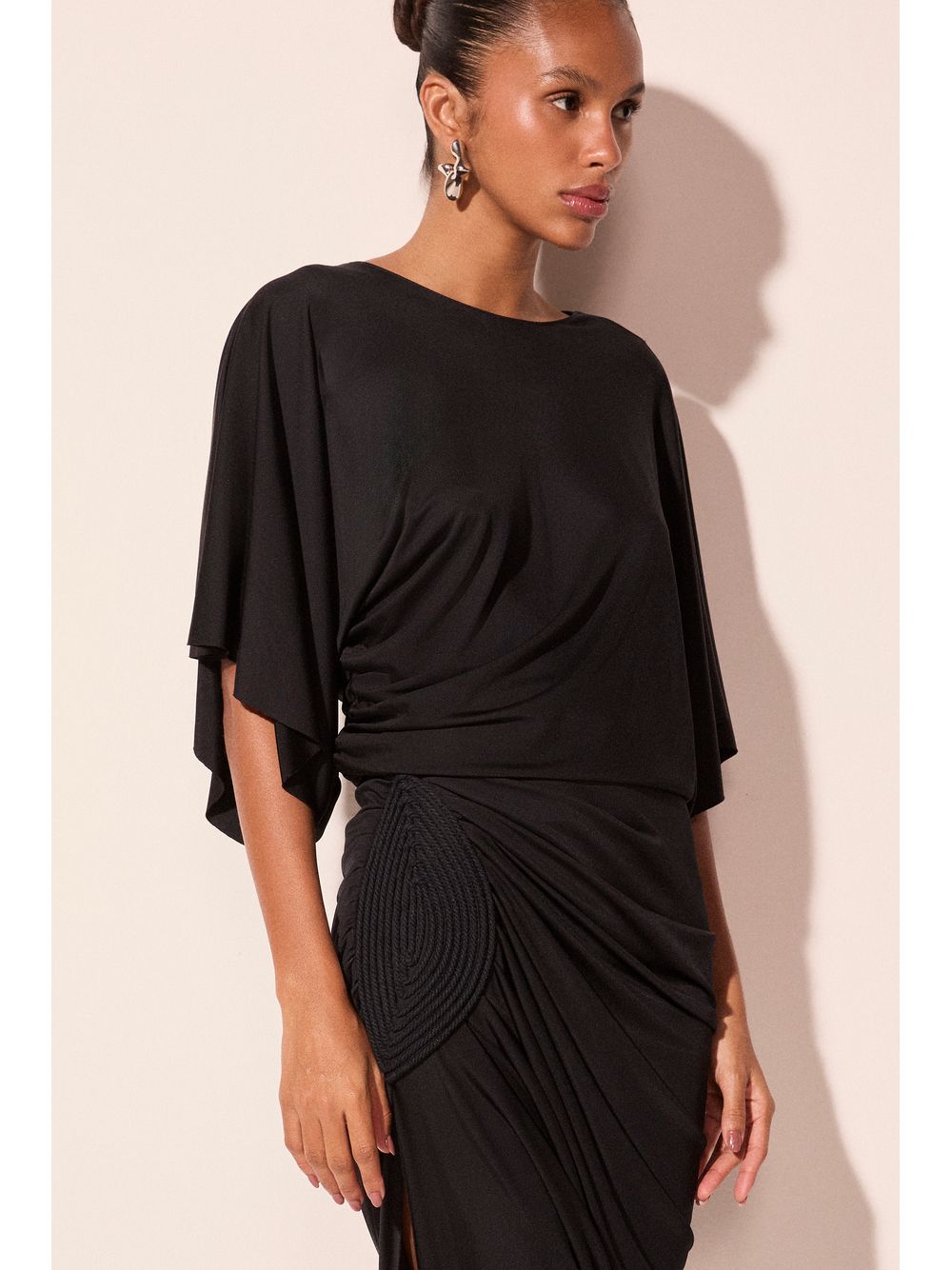 Água de Coco — Blusa Manga Curta Pescara Preto