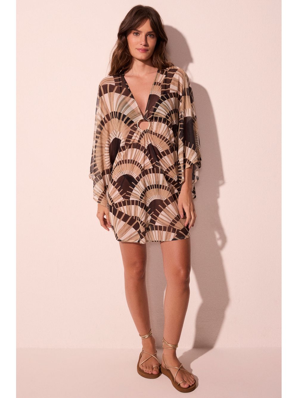 Água de Coco — Vestido Curto Amplo Kairos