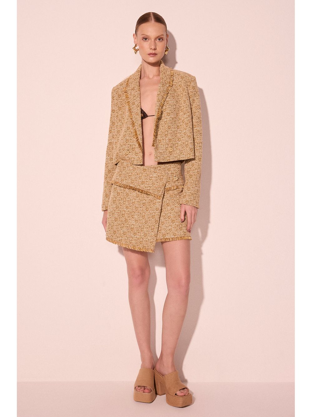Água de Coco — Blazer Cropped Verona