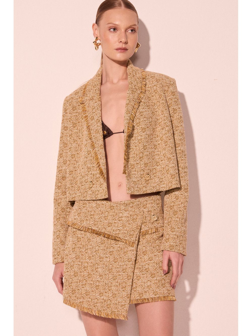 Água de Coco — Blazer Cropped Verona