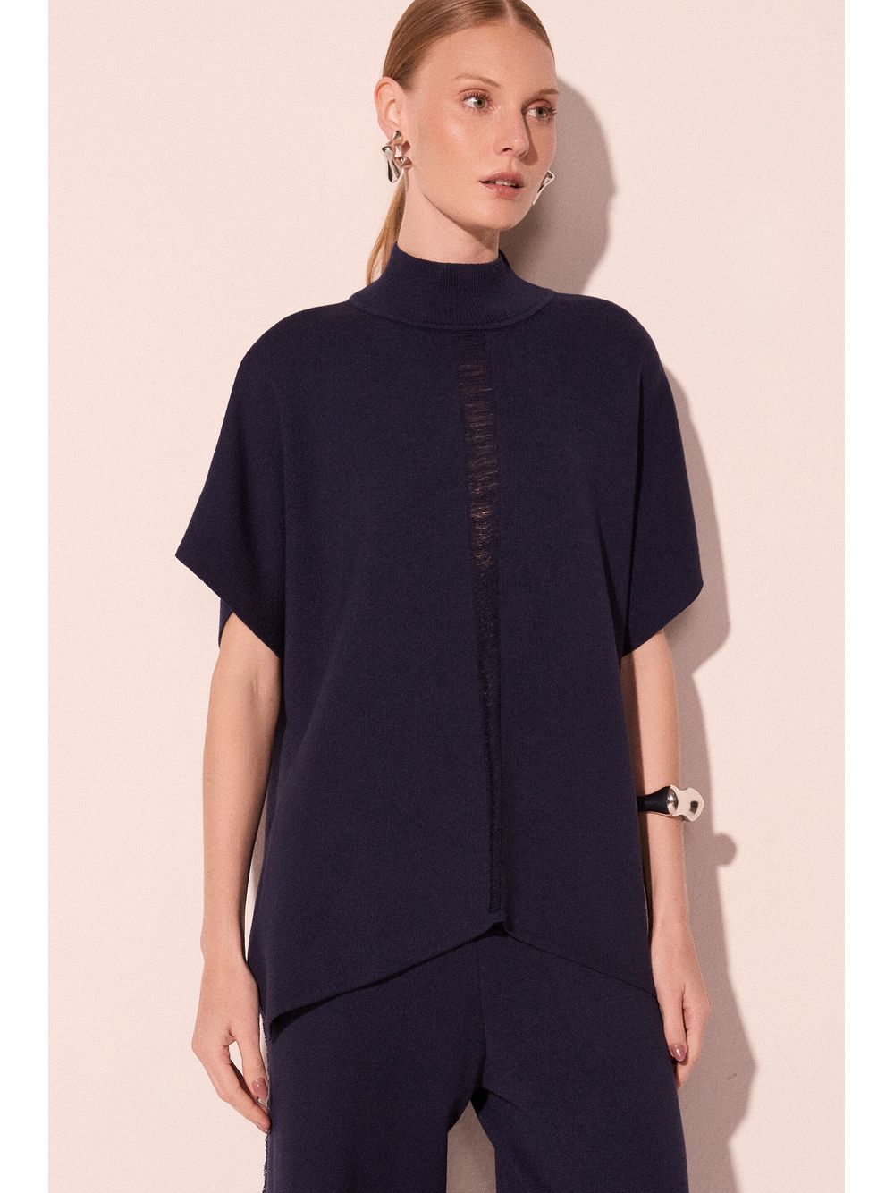 Água de Coco — Blusa Manga Curta Humus Marinho